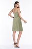 Mature A-line Sleeveless Zipper Chiffon Knee Length Plus Size Bridesmaid Dresses