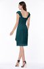Romantic Sheath Sweetheart Chiffon Knee Length Ruching Plus Size Bridesmaid Dresses