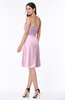 Glamorous A-line Sweetheart Sleeveless Zipper Knee Length Plus Size Bridesmaid Dresses