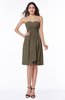 Glamorous A-line Sweetheart Sleeveless Zipper Knee Length Plus Size Bridesmaid Dresses