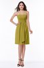 Glamorous A-line Sweetheart Sleeveless Zipper Knee Length Plus Size Bridesmaid Dresses