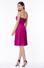 Glamorous A-line Sweetheart Sleeveless Zipper Knee Length Plus Size Bridesmaid Dresses