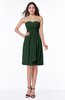 Glamorous A-line Sweetheart Sleeveless Zipper Knee Length Plus Size Bridesmaid Dresses