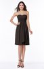 Glamorous A-line Sweetheart Sleeveless Zipper Knee Length Plus Size Bridesmaid Dresses