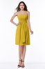 Glamorous A-line Sweetheart Sleeveless Zipper Knee Length Plus Size Bridesmaid Dresses