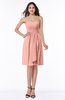 Glamorous A-line Sweetheart Sleeveless Zipper Knee Length Plus Size Bridesmaid Dresses