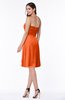Glamorous A-line Sweetheart Sleeveless Zipper Knee Length Plus Size Bridesmaid Dresses