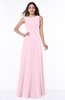 Classic A-line Bateau Sleeveless Zipper Plus Size Bridesmaid Dresses