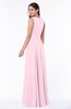 Classic A-line Bateau Sleeveless Zipper Plus Size Bridesmaid Dresses