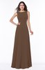 Classic A-line Bateau Sleeveless Zipper Plus Size Bridesmaid Dresses
