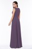 Classic A-line Bateau Sleeveless Zipper Plus Size Bridesmaid Dresses
