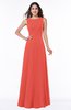 Classic A-line Bateau Sleeveless Zipper Plus Size Bridesmaid Dresses