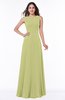 Classic A-line Bateau Sleeveless Zipper Plus Size Bridesmaid Dresses