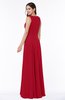 Classic A-line Bateau Sleeveless Zipper Plus Size Bridesmaid Dresses