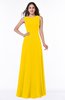 Classic A-line Bateau Sleeveless Zipper Plus Size Bridesmaid Dresses