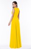 Classic A-line Bateau Sleeveless Zipper Plus Size Bridesmaid Dresses