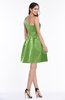 Plain Baby Doll Half Backless Satin Ruching Plus Size Bridesmaid Dresses
