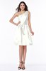Plain Baby Doll Half Backless Satin Ruching Plus Size Bridesmaid Dresses