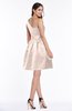 Plain Baby Doll Half Backless Satin Ruching Plus Size Bridesmaid Dresses
