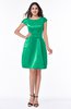 Modest Baby Doll Scoop Zip up Bow Plus Size Bridesmaid Dresses