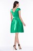 Modest Baby Doll Scoop Zip up Bow Plus Size Bridesmaid Dresses