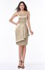 Classic Strapless Zip up Satin Ribbon Plus Size Bridesmaid Dresses