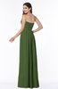 Modern A-line Strapless Zipper Floor Length Plus Size Bridesmaid Dresses