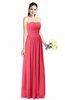 Modern A-line Strapless Zipper Floor Length Plus Size Bridesmaid Dresses