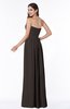 Modern A-line Strapless Zipper Floor Length Plus Size Bridesmaid Dresses