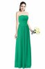 Modern A-line Strapless Zipper Floor Length Plus Size Bridesmaid Dresses