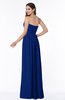 Modern A-line Strapless Zipper Floor Length Plus Size Bridesmaid Dresses