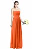 Modern A-line Strapless Zipper Floor Length Plus Size Bridesmaid Dresses