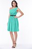 Modern Zipper Chiffon Knee Length Sash Plus Size Bridesmaid Dresses