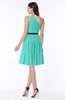 Modern Zipper Chiffon Knee Length Sash Plus Size Bridesmaid Dresses