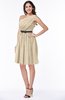 Modern Zipper Chiffon Knee Length Sash Plus Size Bridesmaid Dresses