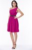 Modern Zipper Chiffon Knee Length Sash Plus Size Bridesmaid Dresses