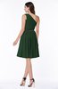 Modern Zipper Chiffon Knee Length Sash Plus Size Bridesmaid Dresses