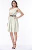 Modern Zipper Chiffon Knee Length Sash Plus Size Bridesmaid Dresses