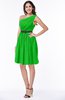 Modern Zipper Chiffon Knee Length Sash Plus Size Bridesmaid Dresses