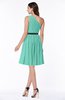 Modern Zipper Chiffon Knee Length Sash Plus Size Bridesmaid Dresses