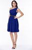 Modern Zipper Chiffon Knee Length Sash Plus Size Bridesmaid Dresses