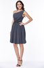 Modern Zipper Chiffon Knee Length Sash Plus Size Bridesmaid Dresses