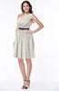 Modern Zipper Chiffon Knee Length Sash Plus Size Bridesmaid Dresses