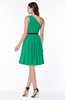 Modern Zipper Chiffon Knee Length Sash Plus Size Bridesmaid Dresses