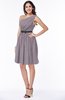 Modern Zipper Chiffon Knee Length Sash Plus Size Bridesmaid Dresses