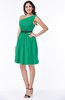 Modern Zipper Chiffon Knee Length Sash Plus Size Bridesmaid Dresses