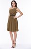 Modern Zipper Chiffon Knee Length Sash Plus Size Bridesmaid Dresses