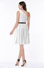 Modern Zipper Chiffon Knee Length Sash Plus Size Bridesmaid Dresses