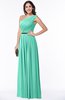 Traditional Asymmetric Neckline Sleeveless Zip up Chiffon Floor Length Plus Size Bridesmaid Dresses