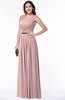 Traditional Asymmetric Neckline Sleeveless Zip up Chiffon Floor Length Plus Size Bridesmaid Dresses